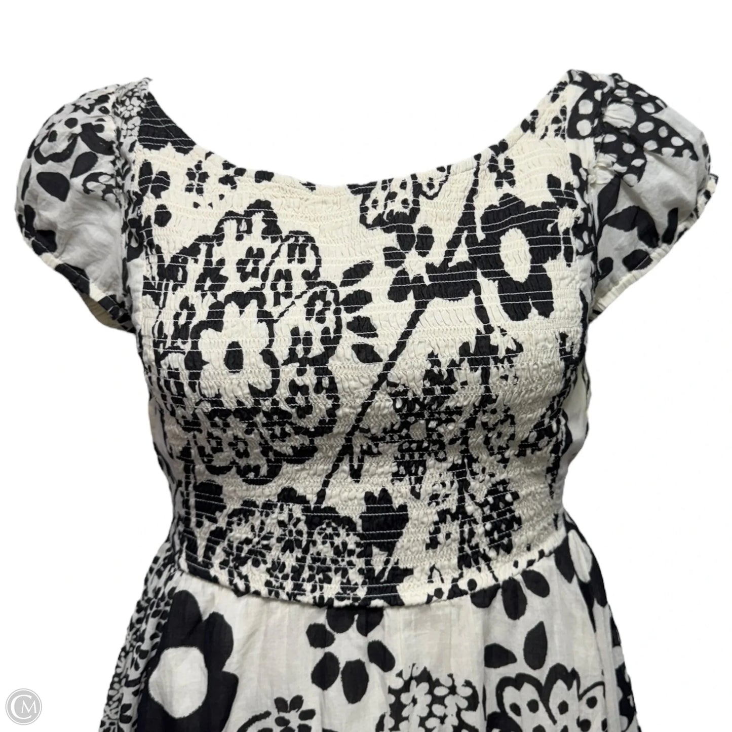Ultraviolet Maxi Dress By Free People In Black & Cream, Size: M
