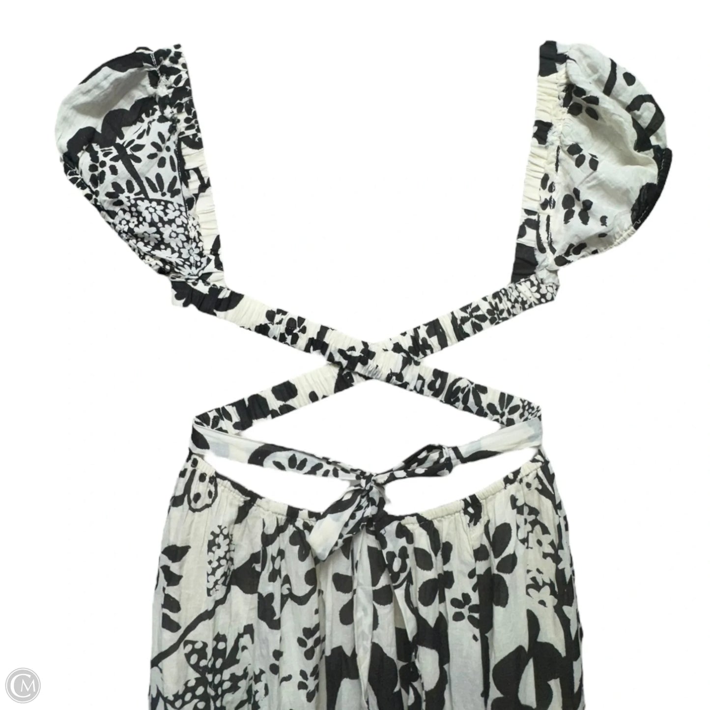Ultraviolet Maxi Dress By Free People In Black & Cream, Size: M