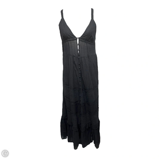 Dress Casual Maxi By Free People In Black, Size: L