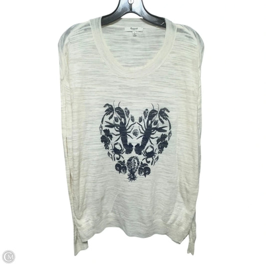 Sweater By Madewell In Cream, Size: S