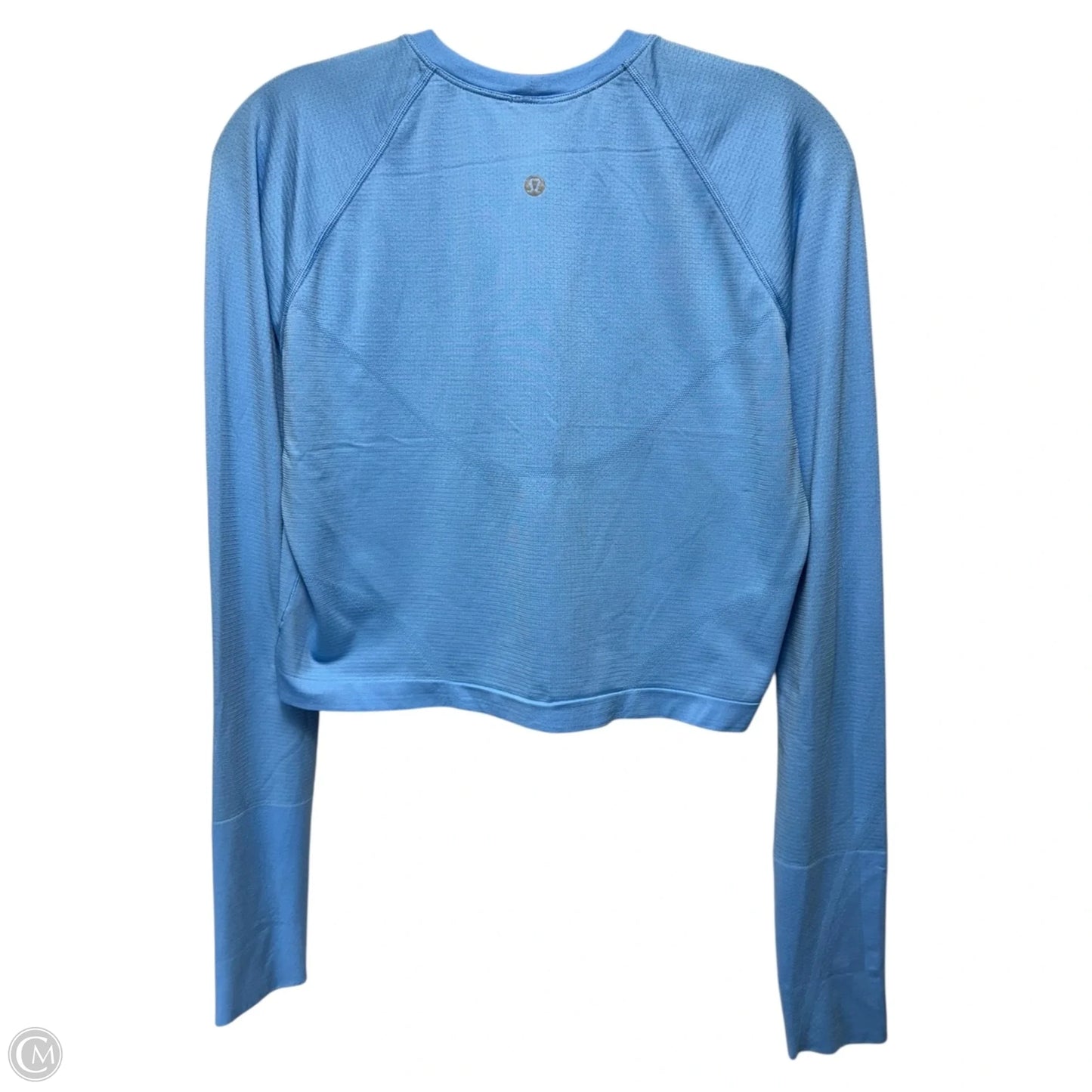 Athletic Top Long Sleeve Crewneck By Lululemon In Blue, Size: 12