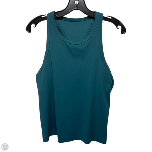 Athletic Tank Top By Lululemon In Teal, Size: M