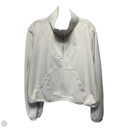 Athletic Sweatshirt Collar By Lululemon In Ivory, Size: 12