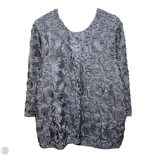 Jacket Other By Chicos In Grey, Size: 16/18
