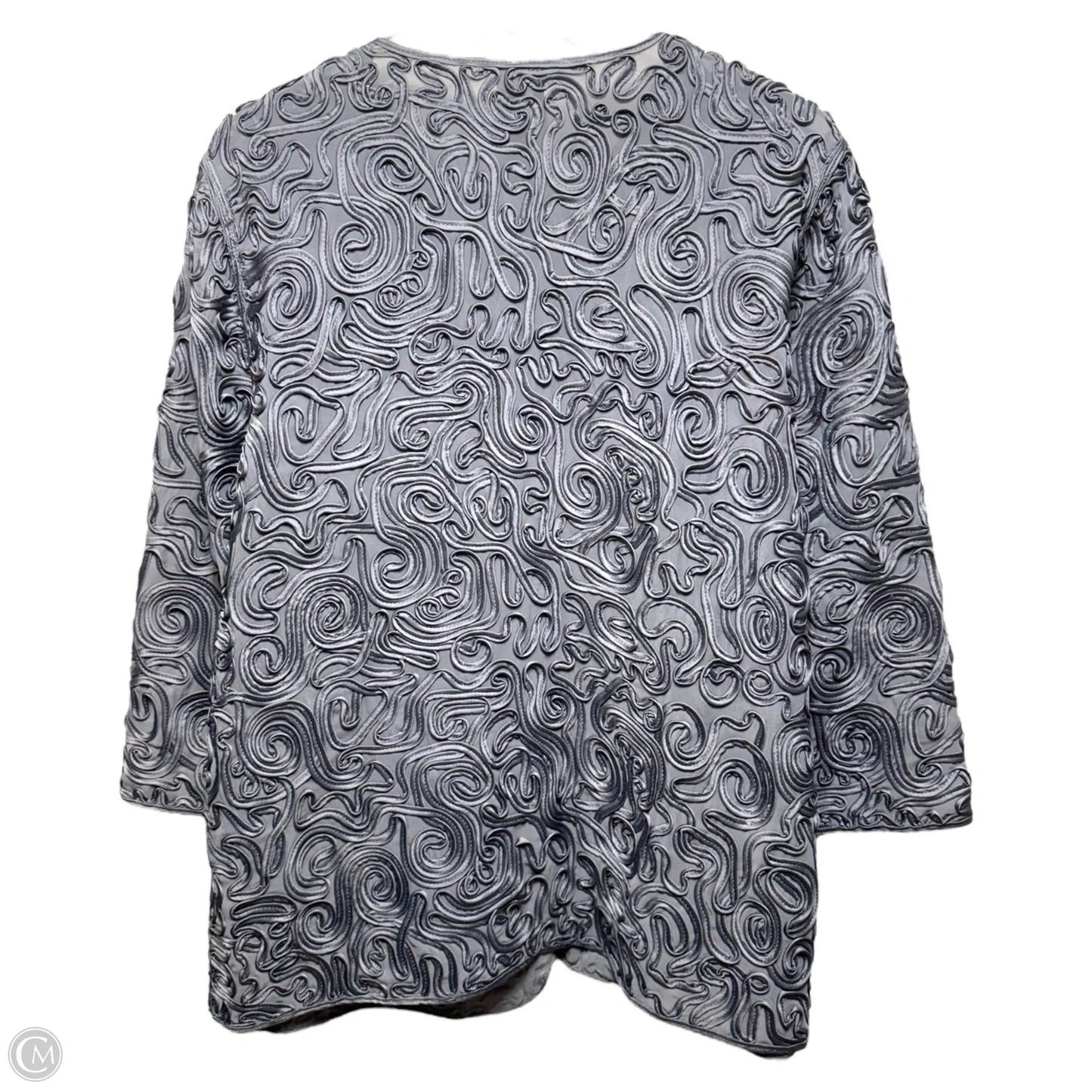 Jacket Other By Chicos In Grey, Size: 16/18