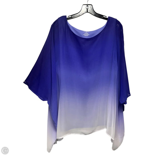 Top Short Sleeve By Lane Bryant In Purple, Size: 22