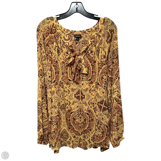 Top Long Sleeve By Torrid In Multi-colored, Size: 2x