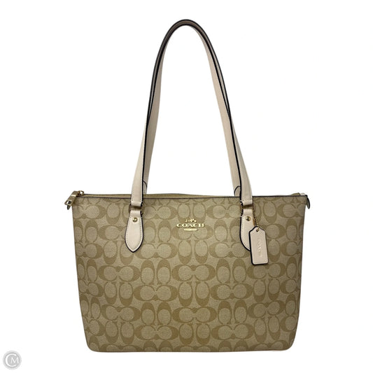 Signature Gallery Tote Designer By Coach, Size: Medium