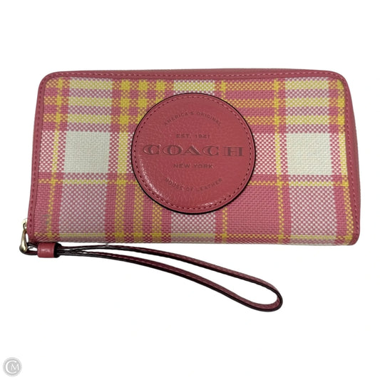 Dempsey Phone Wallet Wristlet Designer By Coach, Size: Medium