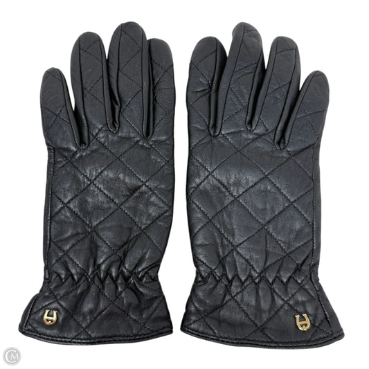 Quilted Leather Gloves  By Etienne Aigner Size: Small