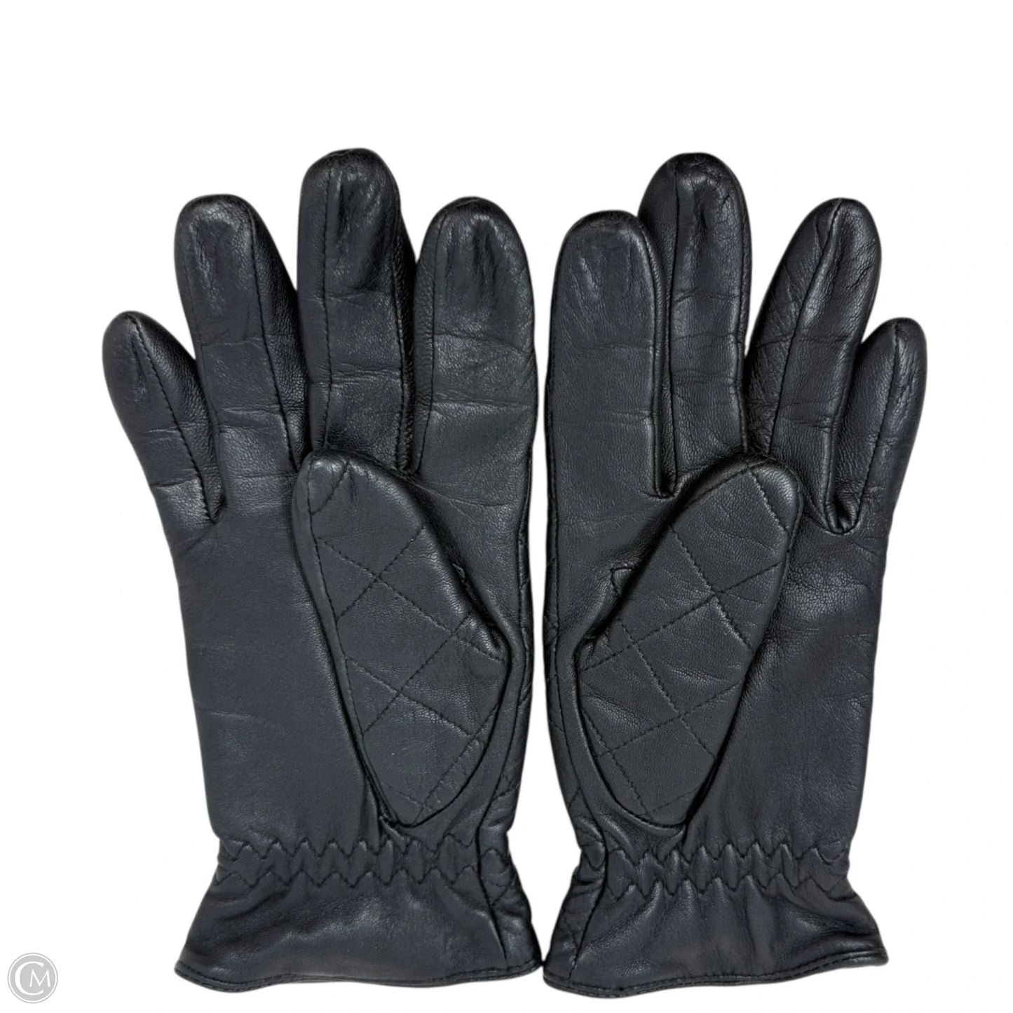 Quilted Leather Gloves  By Etienne Aigner Size: Small