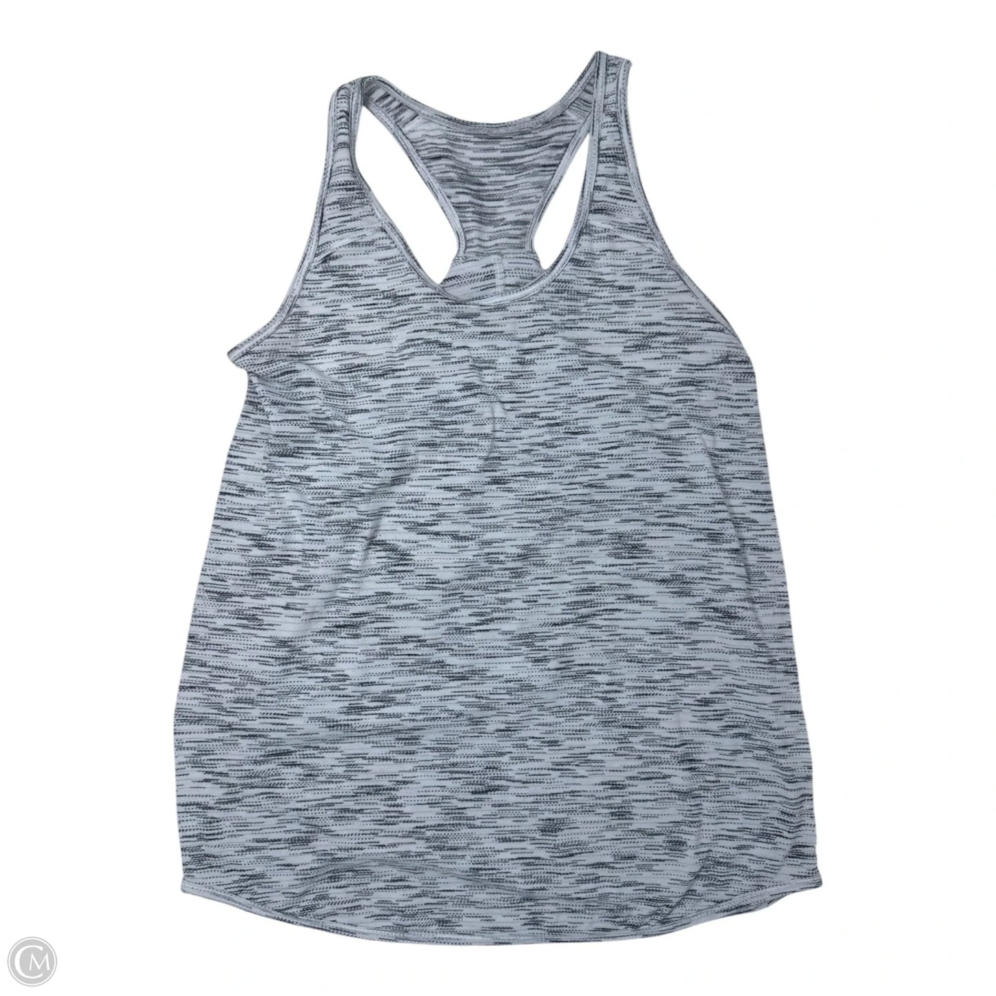 Athletic Tank Top By Lululemon In Black & White, Size: S