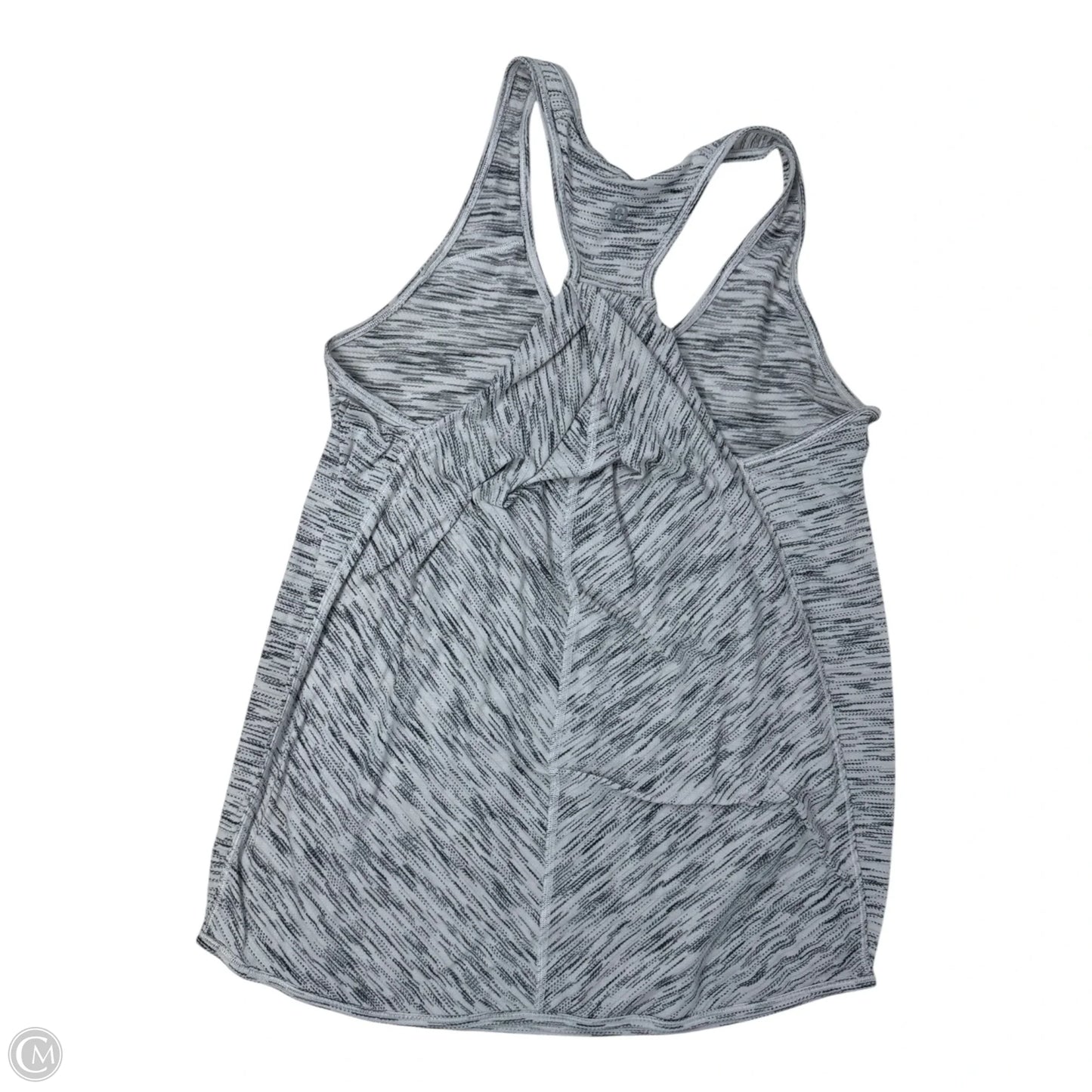 Athletic Tank Top By Lululemon In Black & White, Size: S
