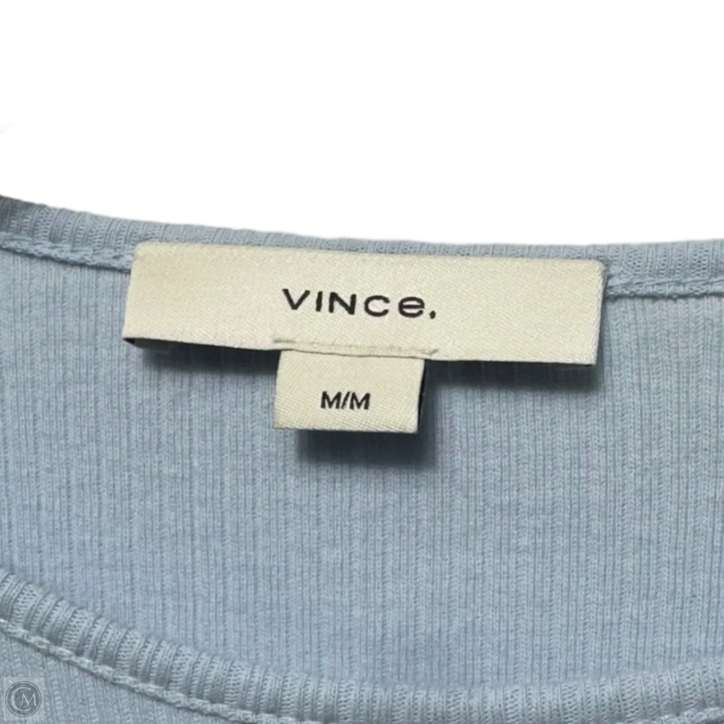 Top Short Sleeve By Vince In Blue, Size: M