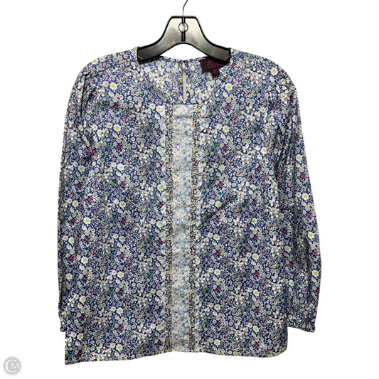 Top Long Sleeve By J. Crew In Floral Print, Size: Xs