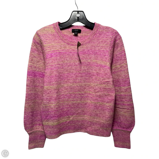 Sweater By J. Crew In Pink & Tan, Size: S
