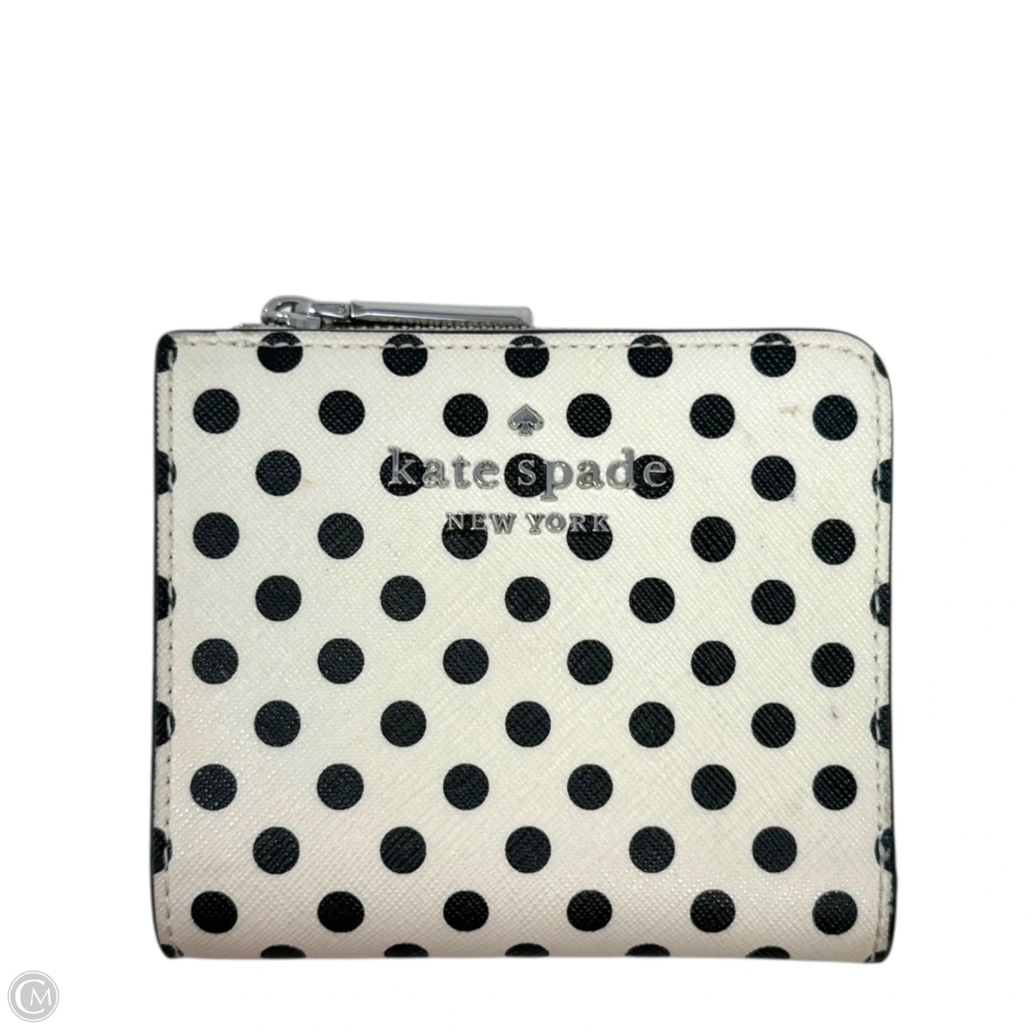 Staci Picture Dot Small L Zip Bifold Wallet Designer By Kate Spade, Size: Small