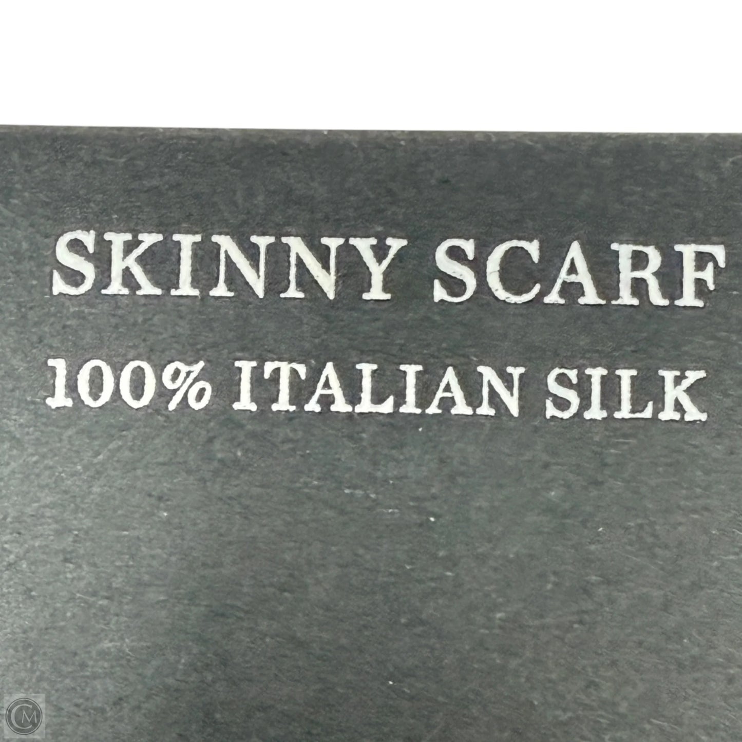 Italian Silk Skinny Scarf By J. Crew