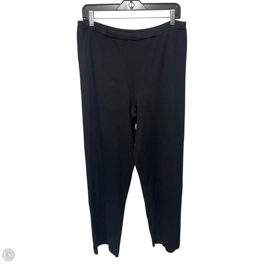 Knit Pants Lounge By Eileen Fisher In Black, Size: M