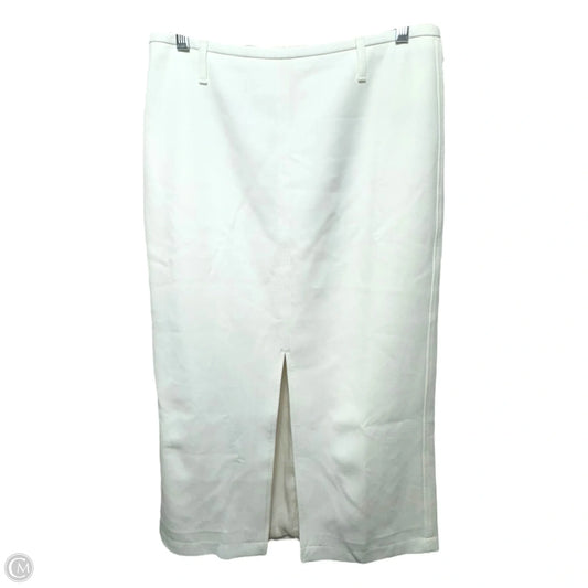 Skirt Midi By J. Crew X Carreman  In Cream, Size: 6 Tall