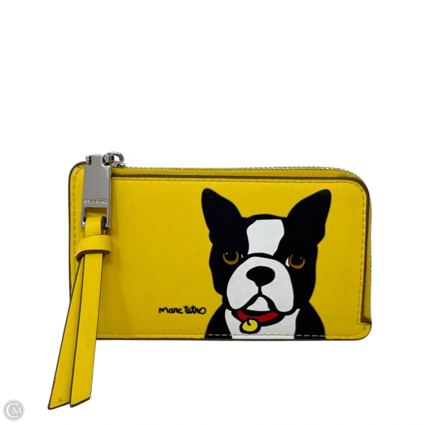 Boston Terrier Card Case Wallet By Marc Tetro, Size: Small