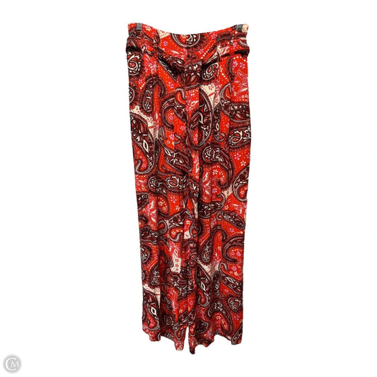 Pants Wide Leg By Free People In Paisley Print, Size: S