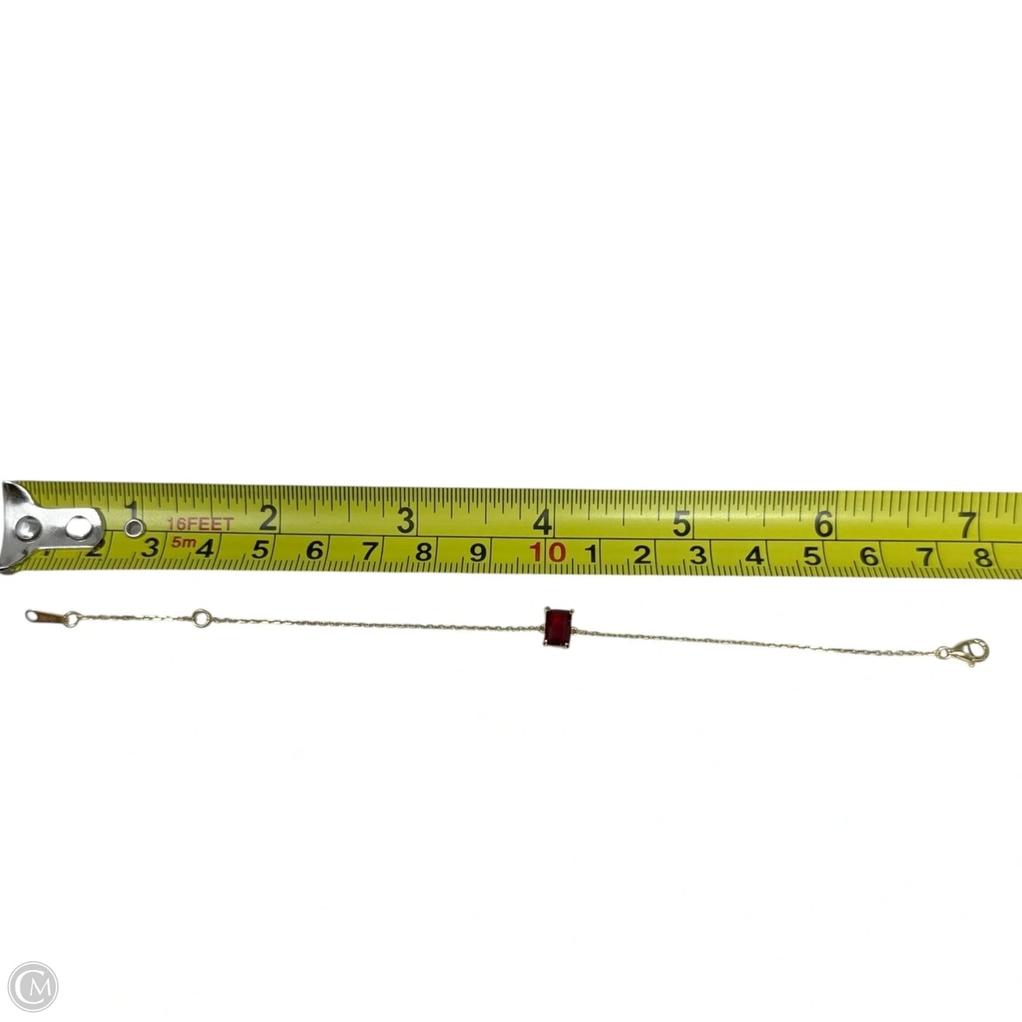 Gold Over Sterling Silver Gemstone Bracelet