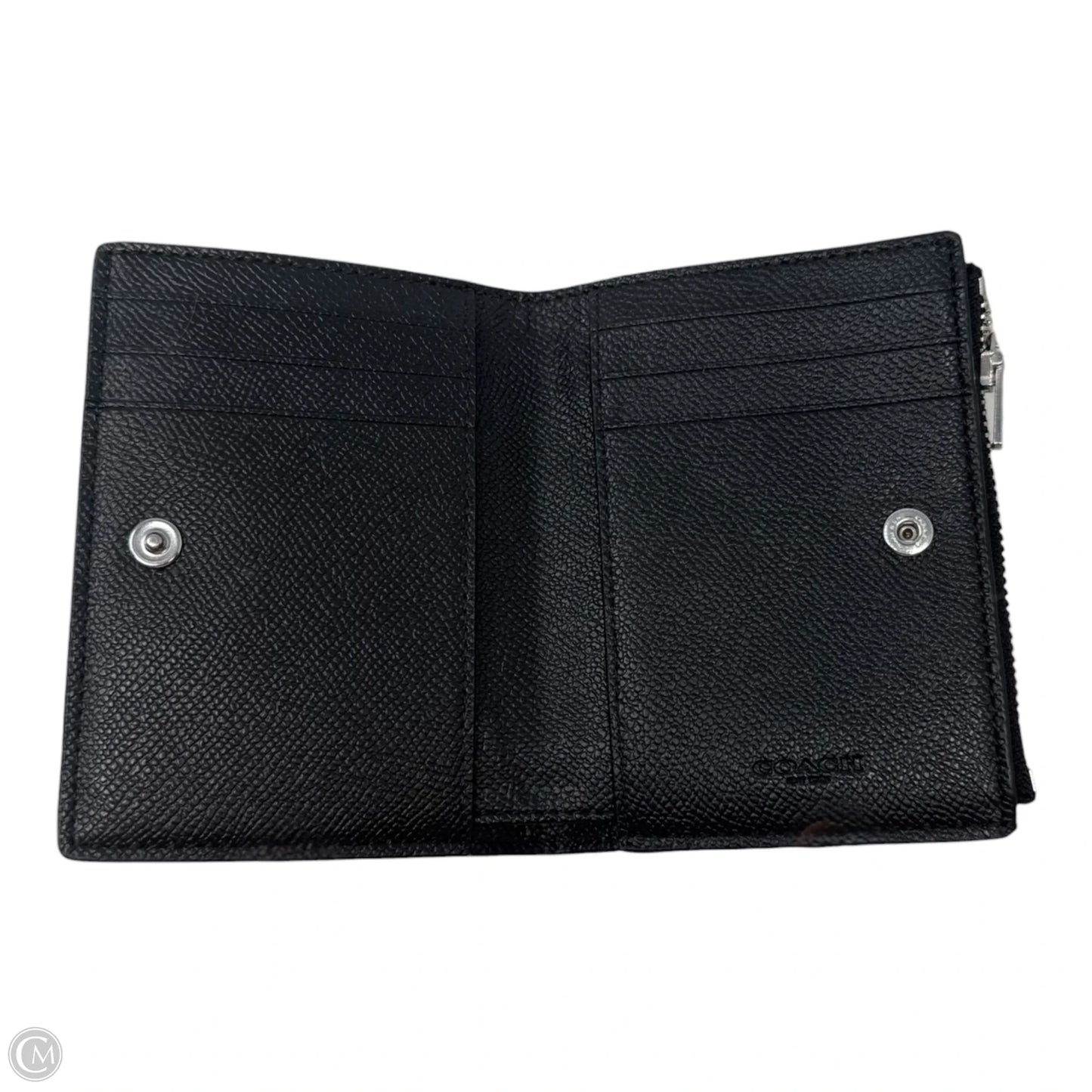 Bifold Snap Wallet Designer By Coach, Size: Small