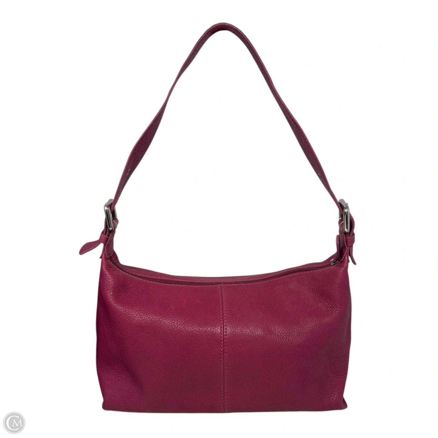 Shoulder Handbag Leather By Fossil, Size: Medium