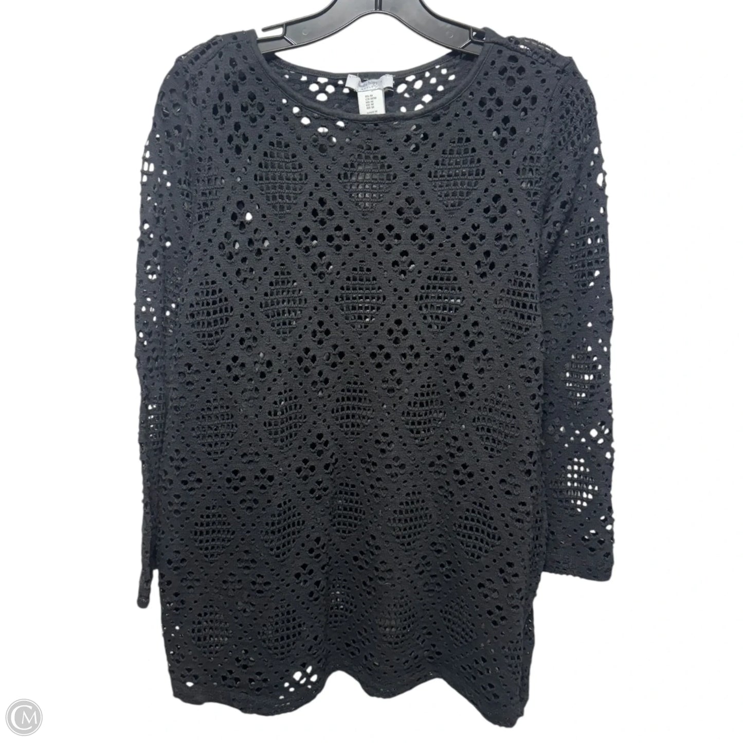 Top Long Sleeve By Haute Hippie In Black, Size: M