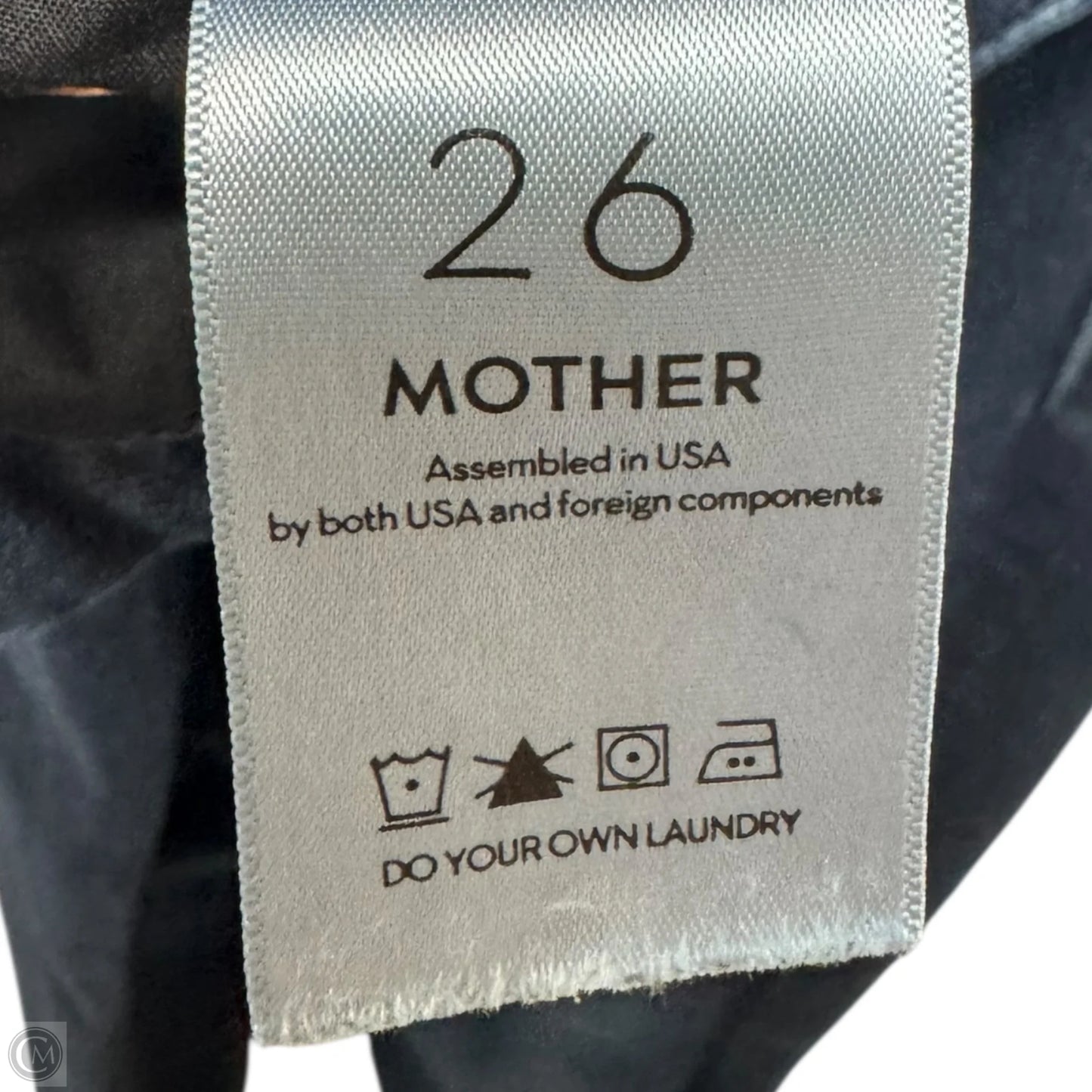 Looker Ankle Fray Jeans Skinny By Mother In Blue Denim, Size: 2/26