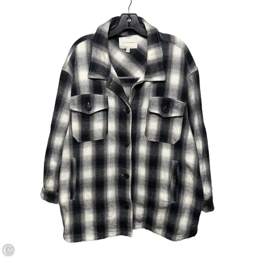 Jacket Shirt By Lucky Brand In Plaid Pattern, Size: 1x