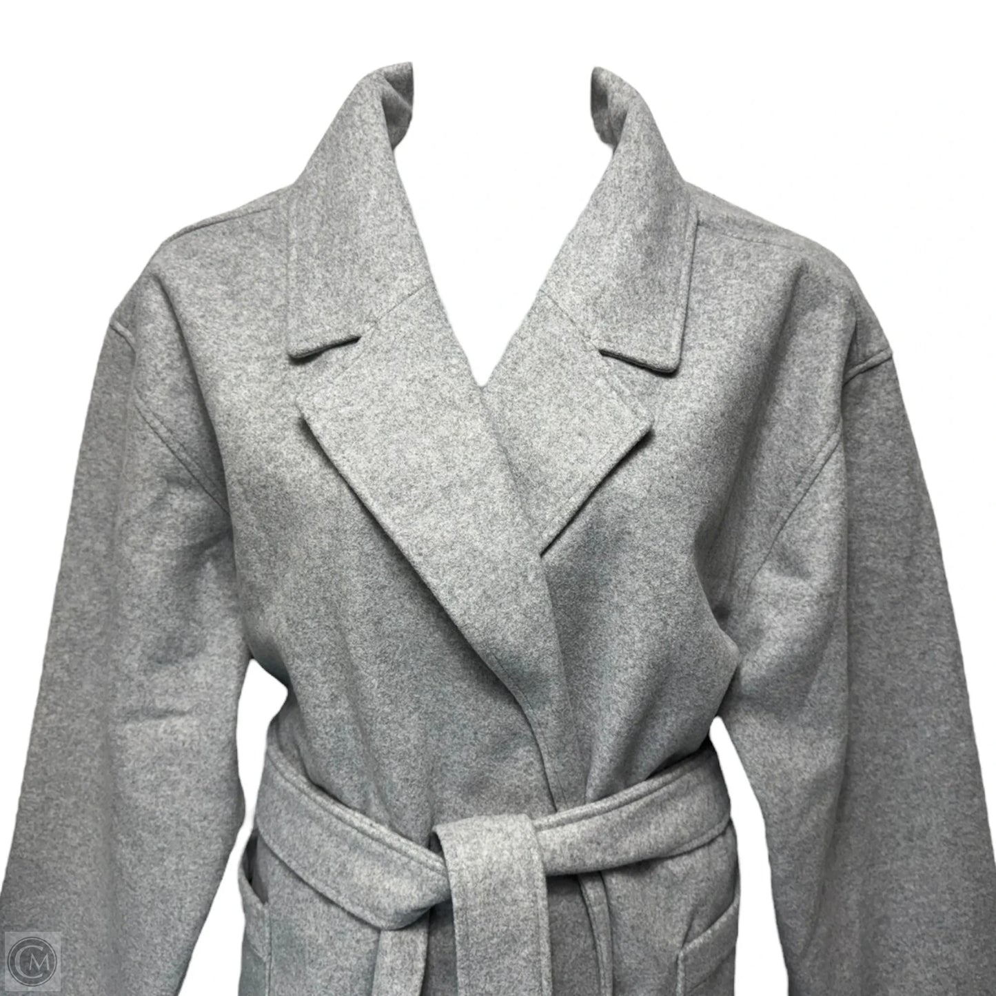 Relaxed Wrap Topcoat By Gap In Grey, Size: XXL