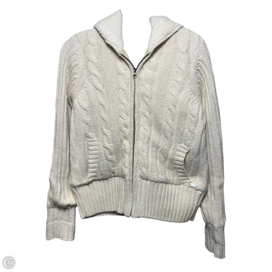 Snow Honey Hooded Jacket By Columbia In Cream, Size: M