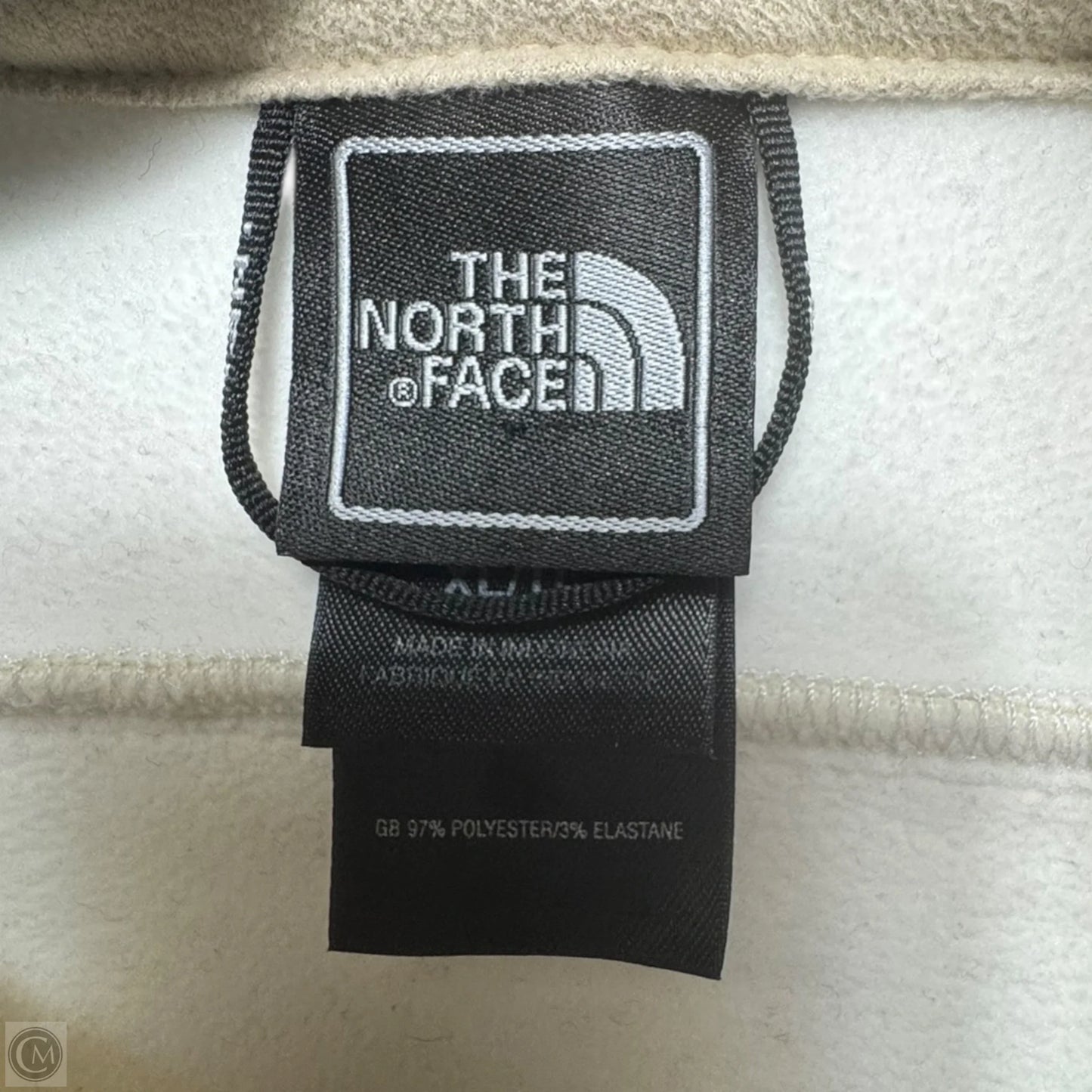 Athletic Jacket By The North Face In Cream, Size: Xl