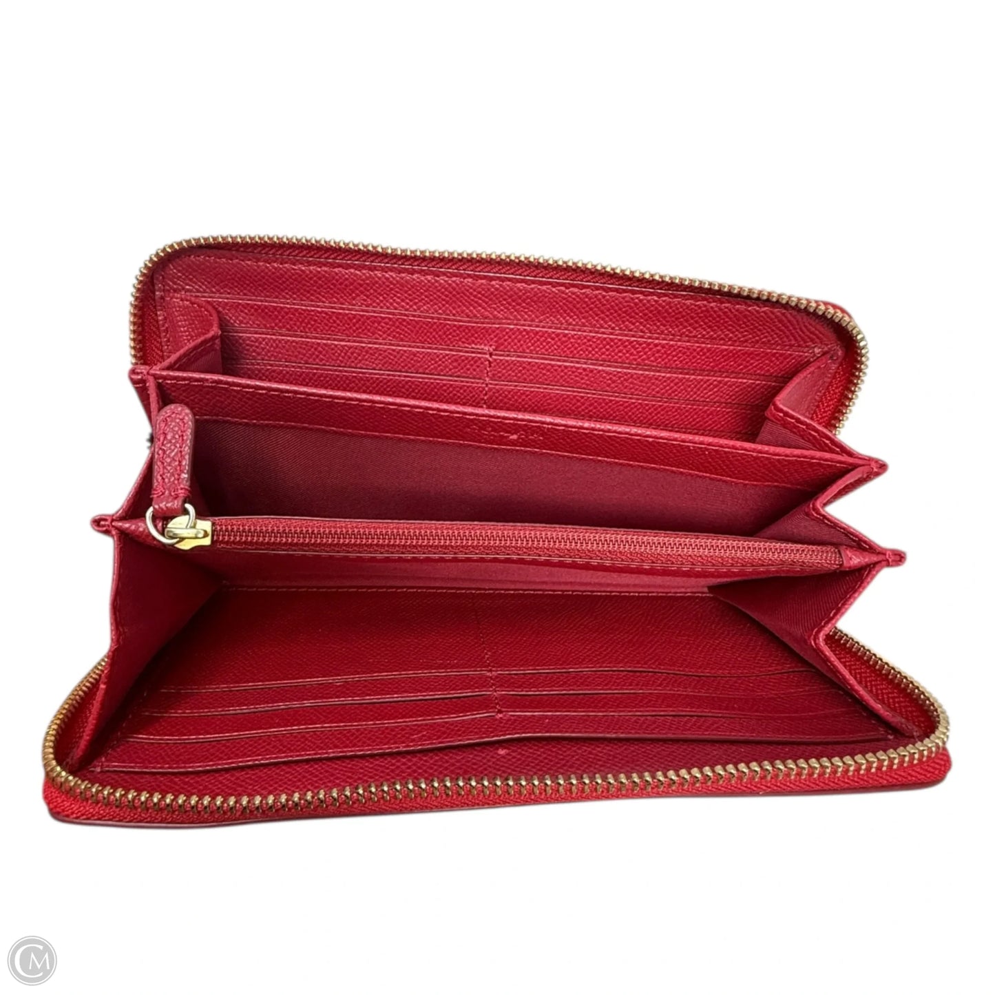 Slim Accordion Zip Wallet Designer By Coach, Size: Medium