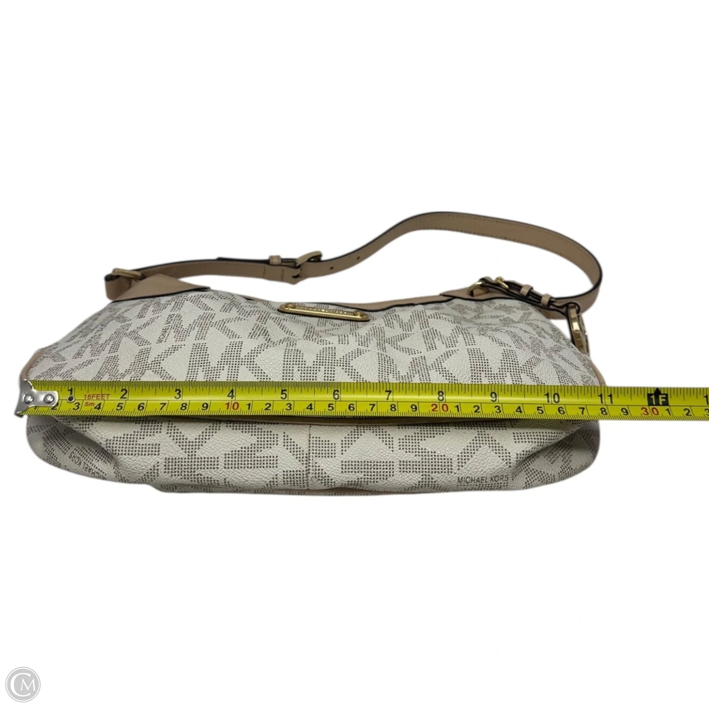 Logo Shoulder Handbag Designer By Michael Kors, Size: Medium