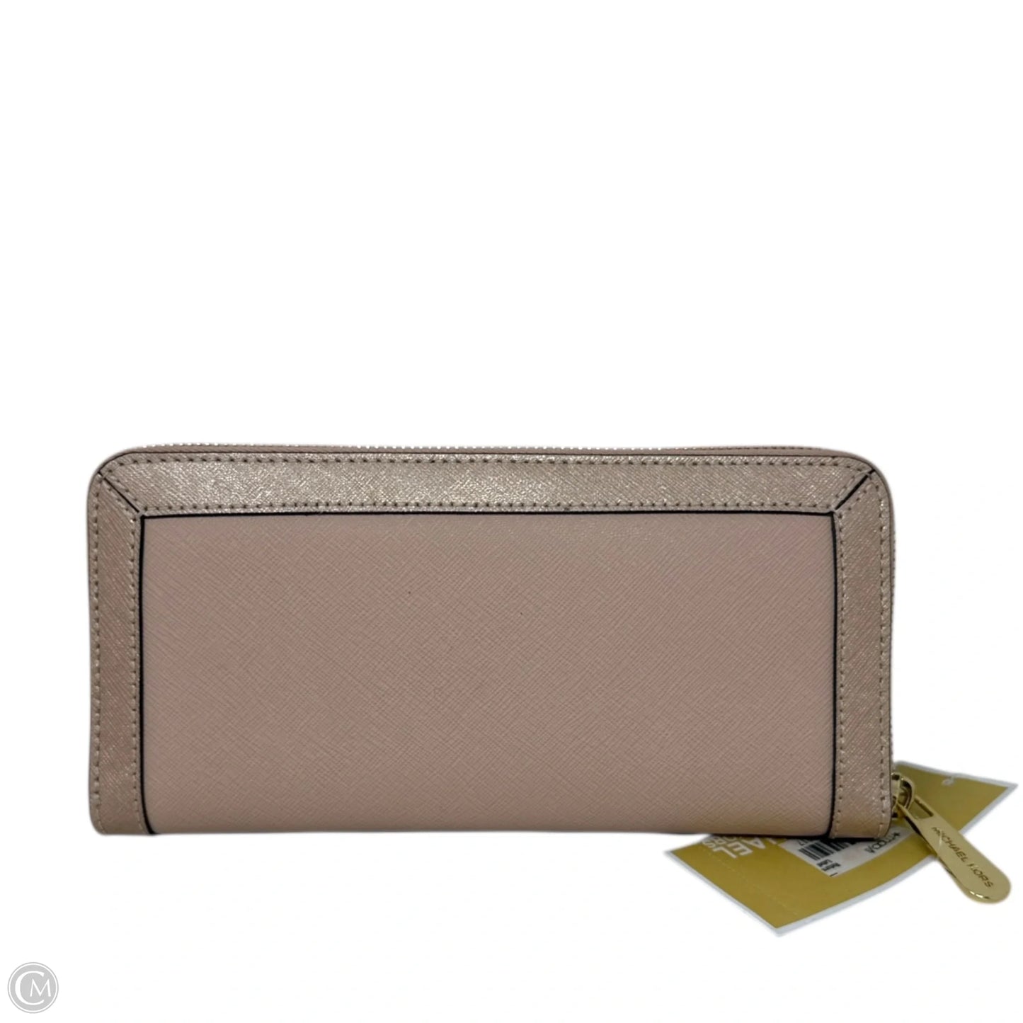 Jet Set Frame Out Zip Around Continental Wallet In Ballet Designer By Michael Kors, Size: Medium