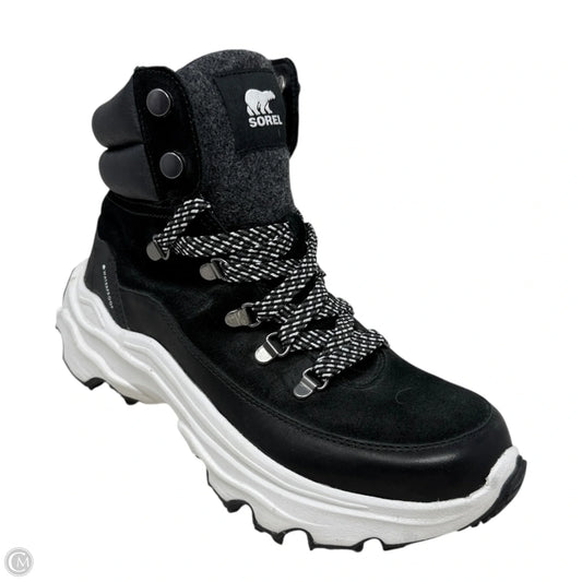 Kinetic Breakthru Conquest Waterproof Lace-Up Sneaker Boots By Sorel In Black, Size: 10.5