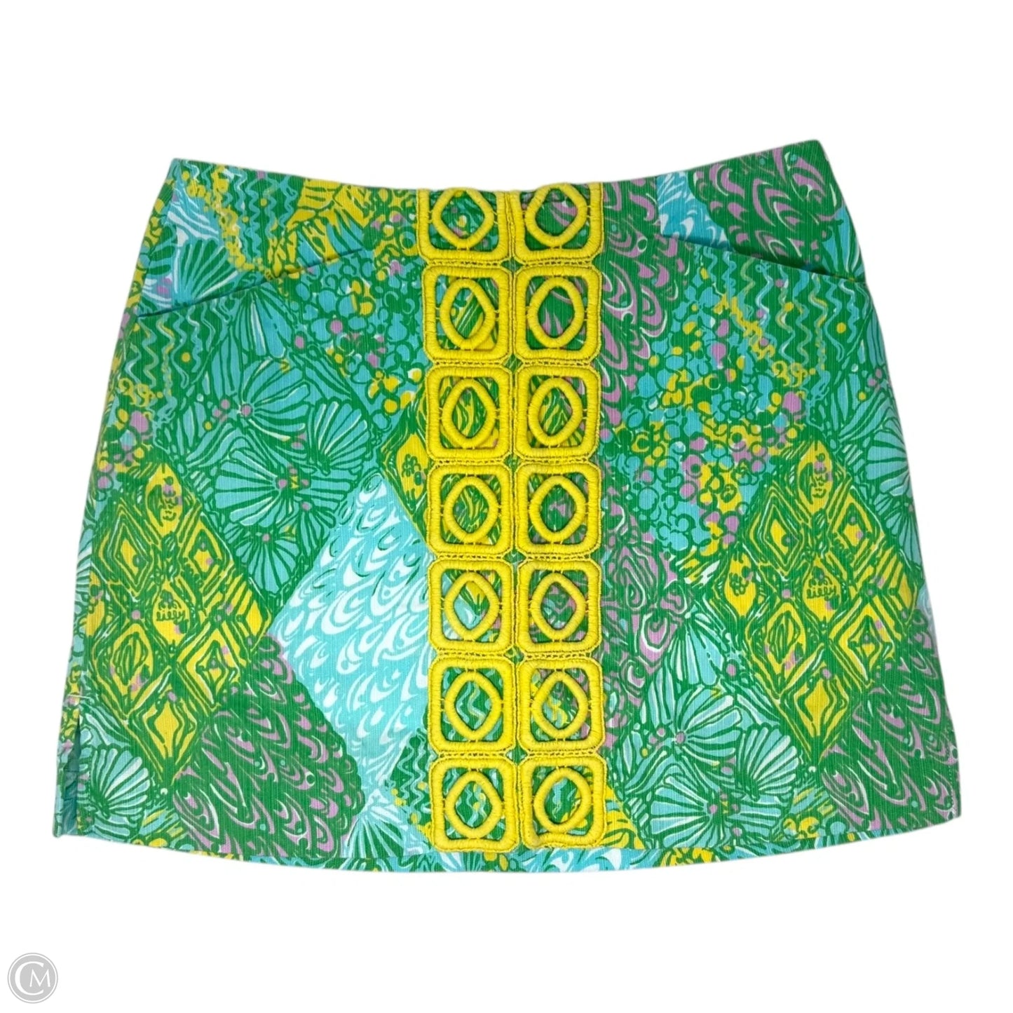 Marigold Skort Designer By Lilly Pulitzer In Multi Sun Dance, Size: 2