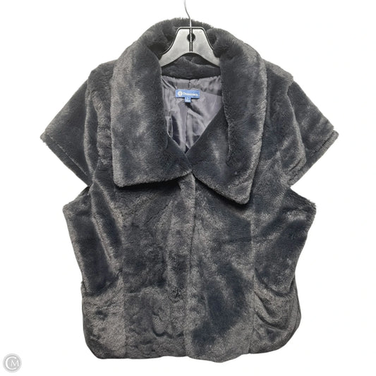 Vest Faux Fur By Democracy In Grey, Size: L