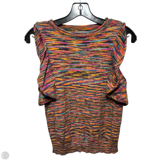 Ruby Flutter Sleeve Sweater Top By Anthropologie In Multi-colored, Size: XS