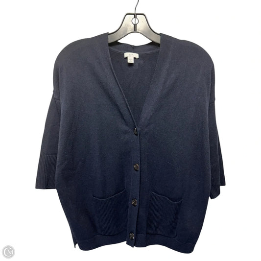 Sweater Cardigan By J. Jill In Navy, Size: Xsp