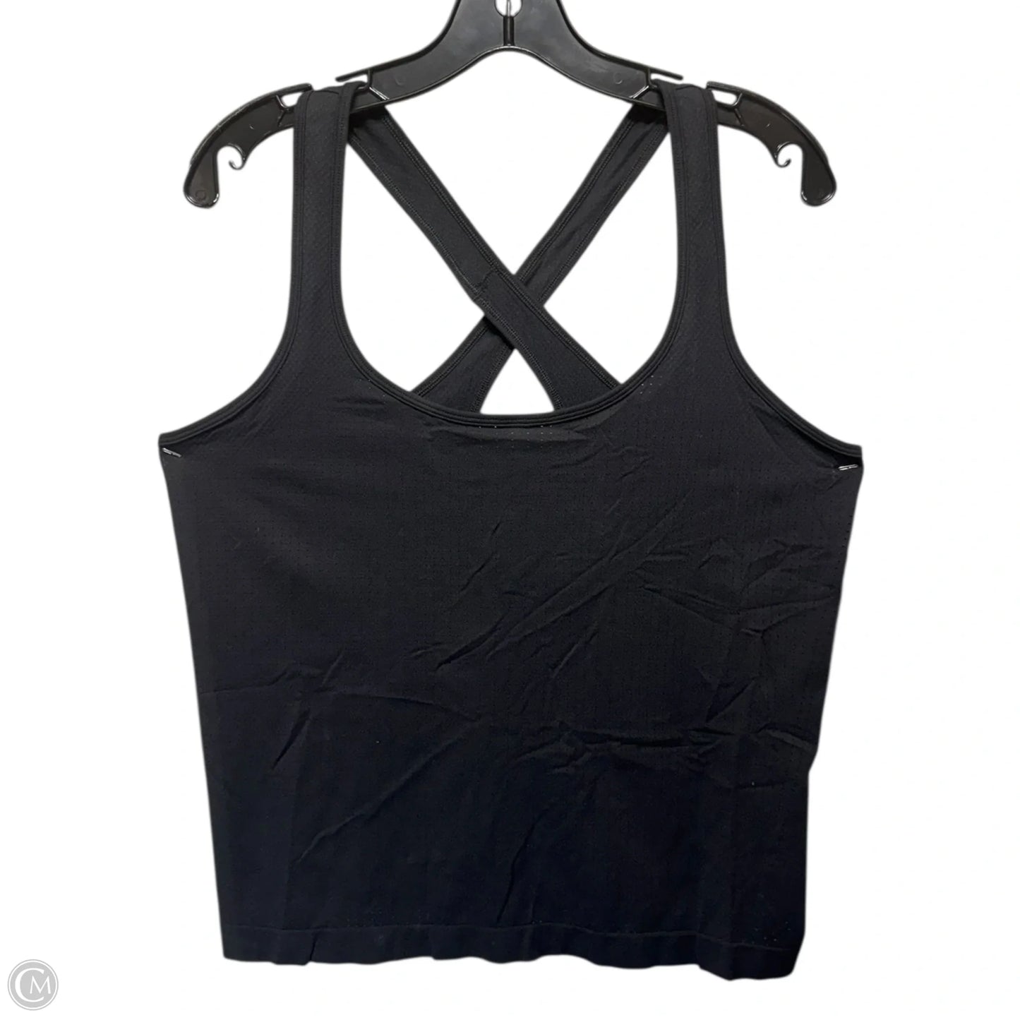 In Motion Seamless Criss Cross Tank By Athleta In Black, Size: L