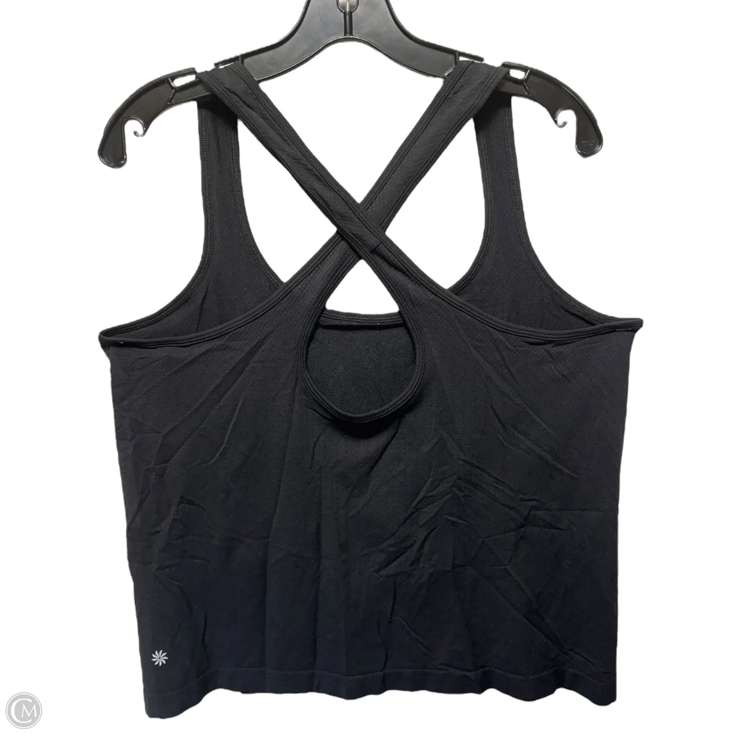 In Motion Seamless Criss Cross Tank By Athleta In Black, Size: L
