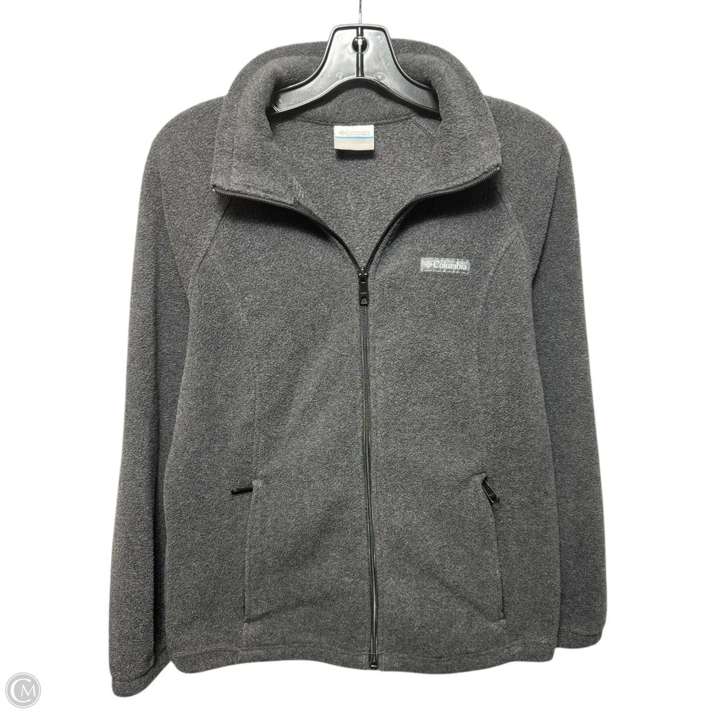 Jacket Fleece By Columbia In Grey, Size: Lp