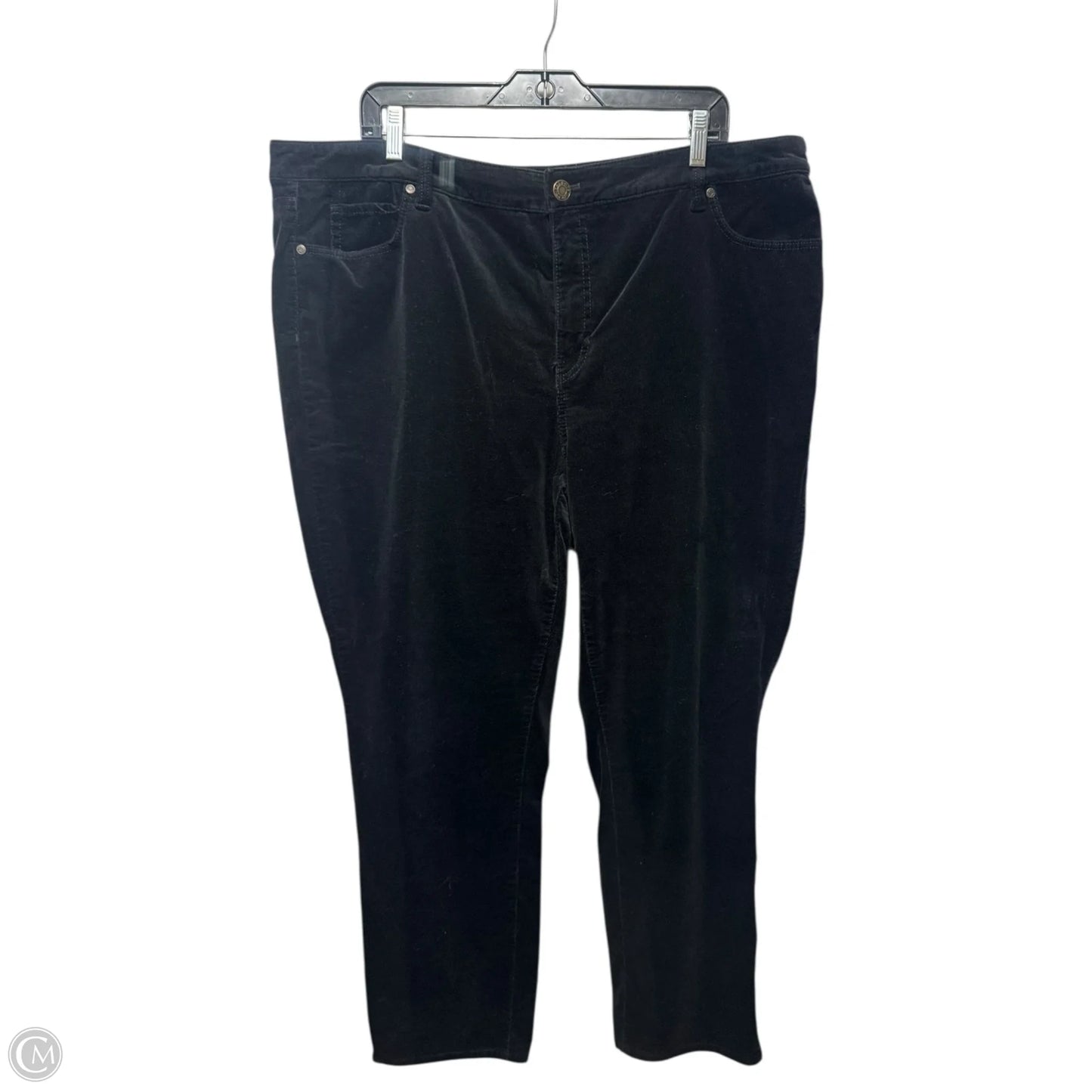 Pants Corduroy By Talbots In Black, Size: 20