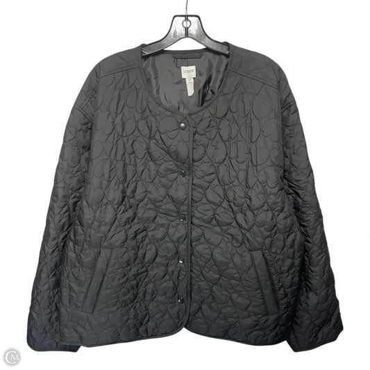 Lightweight Quilted Heart Jacket By J. Crew In Black, Size: 3x
