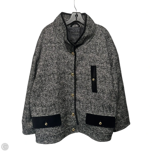 Jacket Other By Talbots In Black & White, Size: 3x