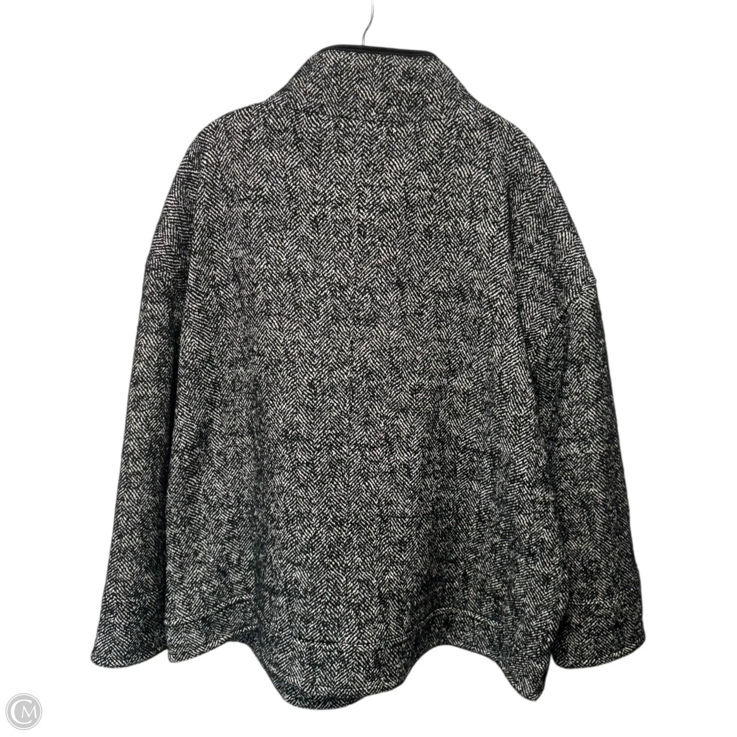 Jacket Other By Talbots In Black & White, Size: 3x